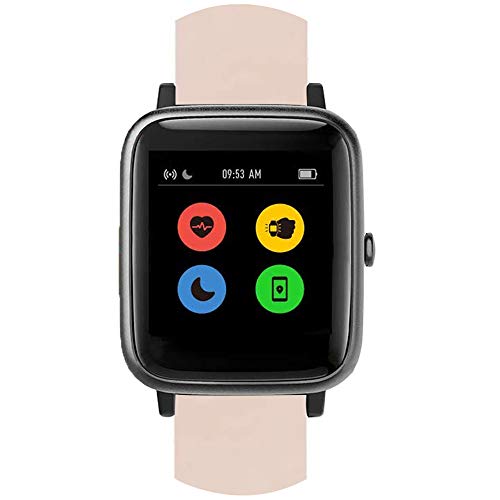 LvBu Armband Kompatibel Für UMIDIGI UFit, Sport Silikon Classic Ersatz Uhrenarmband Für UMIDIGI UFit Smartwatch (Pink) von LvBu