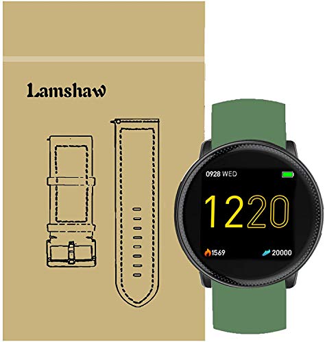 LvBu Armband Kompatibel Für UMIDIGI Uwatch 2, Sport Silikon Classic Ersatz Uhrenarmband Für UMIDIGI Uwatch2 Smartwatch (Grün) von LvBu
