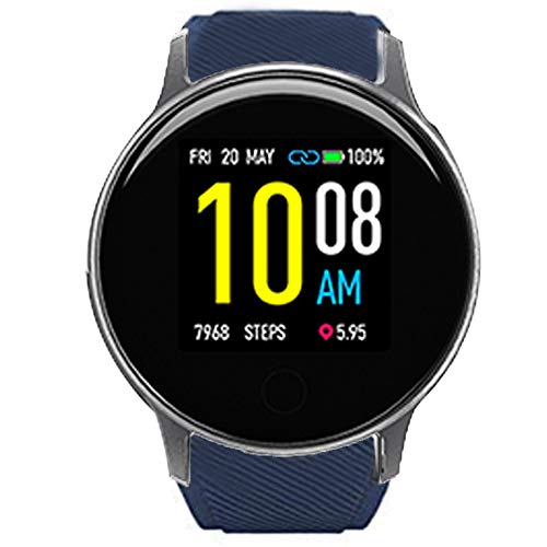 LvBu Armband Kompatibel Für UMIDIGI Uwatch 2S, Sport Silikon Classic Ersatz Uhrenarmband Für UMIDIGI Uwatch 2S Smartwatch (Blau) von LvBu