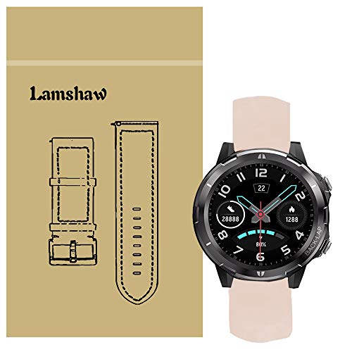 LvBu Armband Kompatibel Für UMIDIGI Uwatch GT, Sport Silikon Classic Ersatz Uhrenarmband Für UMIDIGI Uwatch GT/ Uwatch3 Smartwatch (Pink) von LvBu