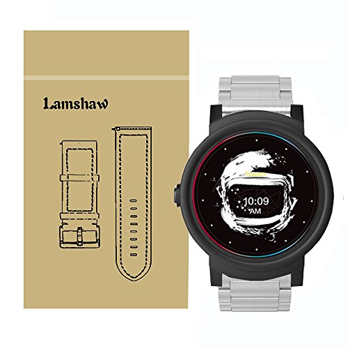 LvBu Armband Kompatibel mit Ticwatch 2, Classic Edelstahl Uhrenarmband für Ticwatch 2 Smartwatch (Silber) von LvBu