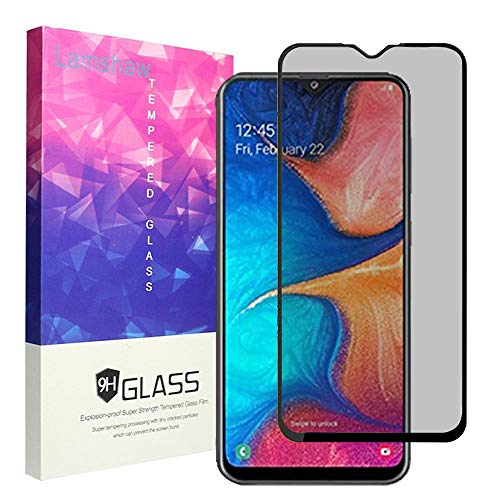 LvBu Blickschutzfolie Kompatibel für Galaxy A40, Privacy Displayschutz mit 9H Härte - Anti-Spy Sichtschutzfolie für Samsung Galaxy A40 (Schwarz) von LvBu