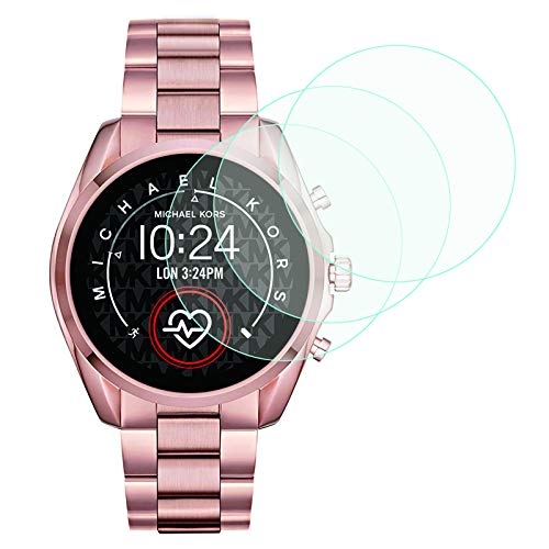 LvBu Für Michael Kors Bradshaw 2 Displayschutzfolie, 9H Härte Panzerglas Schutzfolie für Michael Kors Access Bradshaw 2 Smartwatch (3 Pack) von LvBu