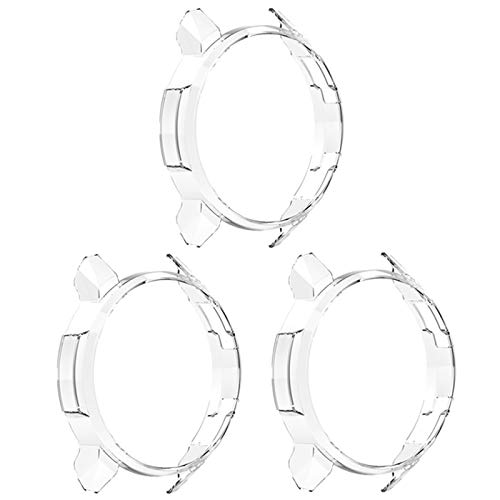 LvBu Schutzhülle kompatibel Für Honor Watch GS Pro, All-Around Case Ultra dünn TPU Schutz Hülle für Huawei Honor Watch GS Pro Smartwatch (Transparent*3) von LvBu