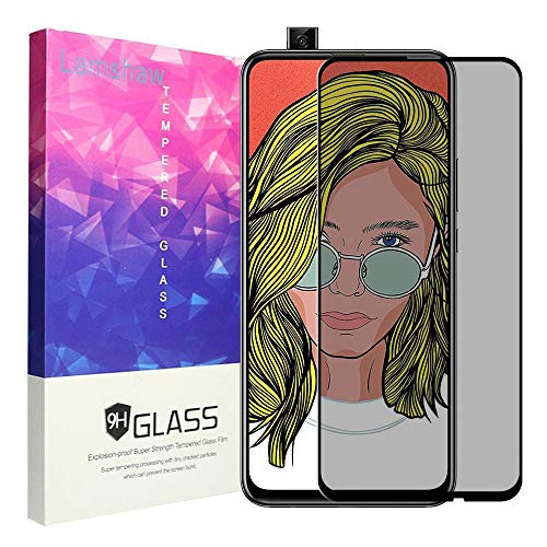 LvBu Blickschutzfolie für Huawei P Smart z - Privacy Displayschutz mit 9H Härte - Anti-Spy Sichtschutzfolie mit Sichtschutz Filter - Blasenfrei (Schwarz) von Lvbu