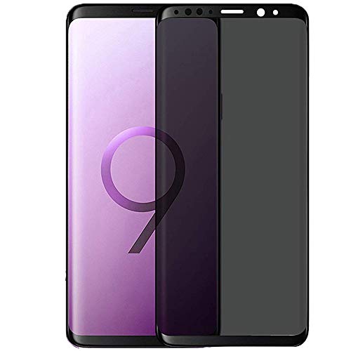 Lvbu Blickschutzfolie Kompatibel für Galaxy S9+, Privacy Displayschutz mit 9H Härte - Anti-Spy Sichtschutzfolie für Samsung Galaxy S9 Plus (Schwarz) von Lvbu
