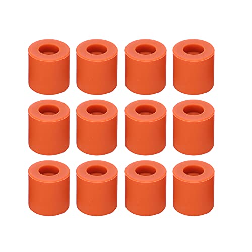 Lwuey Silikon Dämpfer 3D Drucker, Silicone Nivelliersäule Heatbed Leveling Column Heizbett Nivellierung Silikonpuffer Hitzebeständiger Nivellierspalte Zubehör Ender 3/Ender 3V2/ 3Pro/CR-10 12 Stück von Lwuey