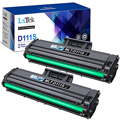 2er-Pack MLT-D111S Toner Schwarz Kompatibel für Samsung MLT-D111S D111S MLT-D111L D111L für Samsung Xpress M2070W Toner für Samsung Xpress M2070 M2070FW M2026W M2026 M2020 M2020w (Schwarz, 2er-Pack) von LxTek Purify