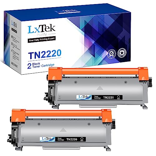 LxTek Purify TN2220 TN-2220 Toner Kompatibel für Toner Brother MFC7360n TN 2220 TN2010 für Brother DCP-7055 DCP-7055W HL-2130 HL-2135W HL-2240 HL-2250DN FAX-2840 FAX-2845 MFC-7460DN (2 Schwarz) von LxTek Purify