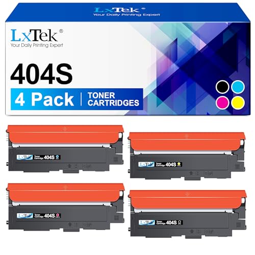 LxTek CLT-P404C CLT-404S Tonerkartusche Kompatibel für Toner Samsung C480W CLT-K404S CLT-C404S CLT-Y404S CLT-M404S für Xpress SL C480W C480FW C430W C48X C480 C480FN C430 C432W C432 C433W (4er-Pack) von LxTek
