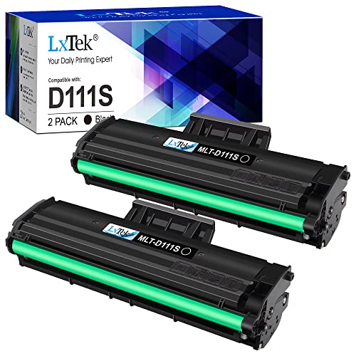 LxTek MLT-D111S Toner Kompatibel für Samsung MLT-D111S MLT-D111L D111S D111L für Samsung Xpress M2070 M2070W M2070FW M2026W M2026 M2020 M2022W M2022 M2020W M2070F (Schwarz, 2er-Pack) von LxTek