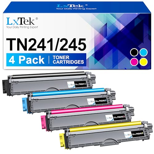 LxTek TN241 TN245 Toner Kompatibel für Brother TN-241 TN-245 für Brother MFC 9332CDW Toner MFC-9142CDN DCP-9022CDW HL-3142CW HL-3152CDW (4er-Pack) von LxTek