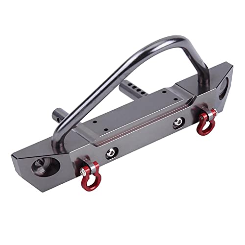 Lybunair Aluminiumlegierung RC Car Frontstoßstange, RC Auto Frontstoßstange für SCX10 1/10 Fernbedienung Crawler Lybunair Aluminiumlegierung RC Car Frontstoßstange, RC Auto Frontstoßstange für SCX10 1/10 Fernbedienung Crawler von Lybunair