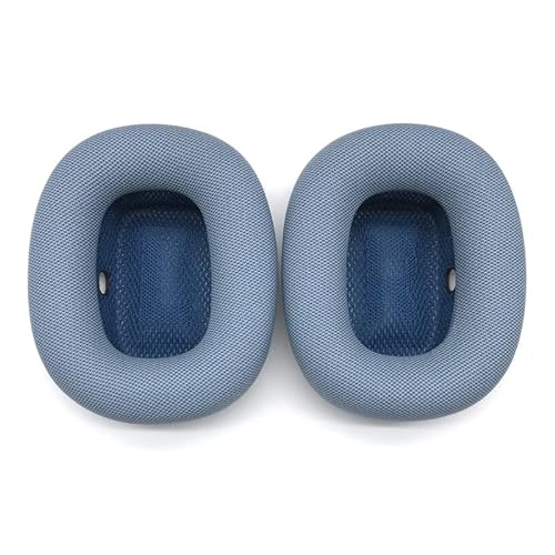 Für AirPods Max Drahtlose Abdeckung Kopfhörer Ohrpolster Ersatz Schwamm Headset Set Ersatzzubehör mit Maschenstruktur (blau) von Lycuiw