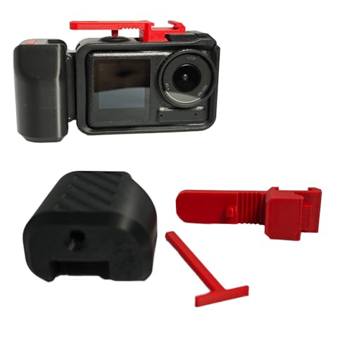 Lycuiw Kameragriff Halter 3D Druck Handgriff Halterung für DJI Action 5 Pro/4/3,Kamera Aufnahmeständer Verlängerung Handgriff Lycuiw Kameragriff Halter 3D Druck Handgriff Halterung für DJI Action 5 Pro/4/3,Kamera Aufnahmeständer Verlängerung Handgriff von Lycuiw