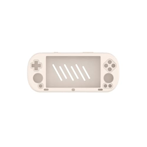 Lycuiw Silikon Schutzhülle für Trimui Smart Pro,Gaming Konsole Fallschutzhülle Cover Einfache solide Farbe Skin Shell Abdeckung (Weiß) von Lycuiw