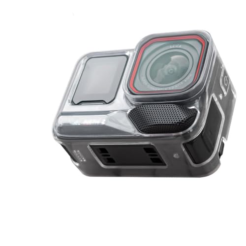 TPU Schutzhülle für Insta360 Ace Pro2 Kamera Weiche Schutzhülle Gehäuse Käfig mit Objektivabdeckkappe,Ace Pro2 Kamera Zubehör (Transparent) von Lycuiw