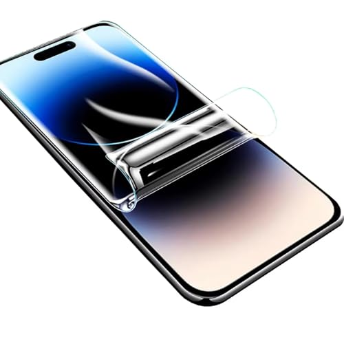 Lyepetik 2 Stück Hydrogel Schutzfolien kompatibel mit iPhone 15 Pro, kratzfester HD-Displayschutz aus weichem TPU für iPhone 15 Pro (kein gehärtetes Glas) von Lyepetik