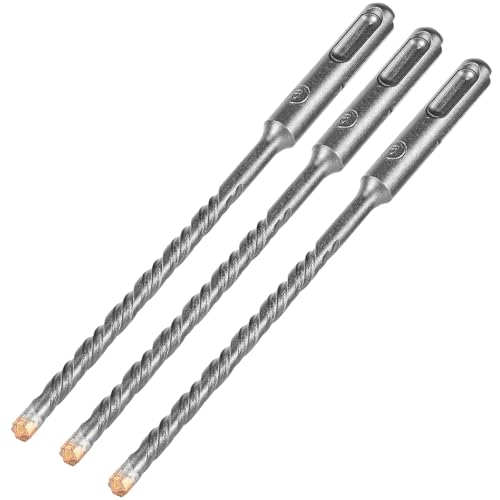 SDS Plus Bohrer Set 6 x 160mm, 3 Stück Steinbohrer Set, Professionell Betonbohrer Hammerbohrer mit 4 Hartmetall Schneiden, Steinbohrer Betonbohrer Ideal zum Bohren in Stein, Beton, Ziegelmauer SDS Plus Bohrer Set 6 x 160mm, 3 Stück Steinbohrer Set, Professionell Betonbohrer Hammerbohrer mit 4 Hartmetall Schneiden, Steinbohrer Betonbohrer Ideal zum Bohren in Stein, Beton, Ziegelmauer von Lyfeesis