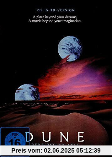 Dune - Der Wüstenplanet - Mediabook - Limited Special Edition (inkl. 2D-Version) (+ CD-Soundtrack) - Cover Moons [3D Blu-ray] von Lynch