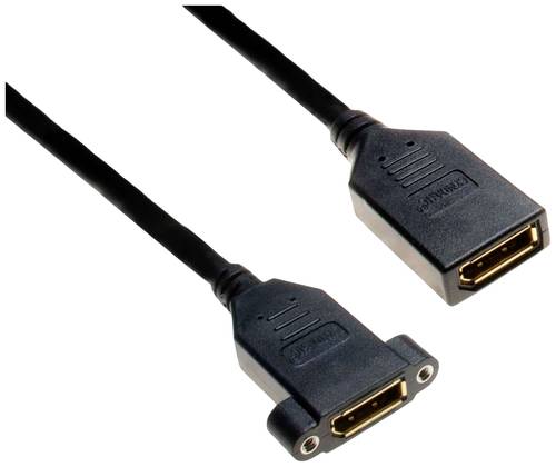 Lyndahl DisplayPort Adapterkabel DisplayPort Stecker 0.2m Schwarz LKPK019-02 vergoldete Steckkontakt von Lyndahl