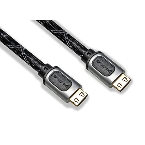 Lyndahl HDMI Kabel 2.0/2.0a Ultra HDTV-Verbindungskabel Full HD, 3D+ Netzwerk, Ethernet, ARC für z.B. PlayStation4, Full HD Beamer, DVD/BlueRay Player Länge 0,5 m von Lyndahl