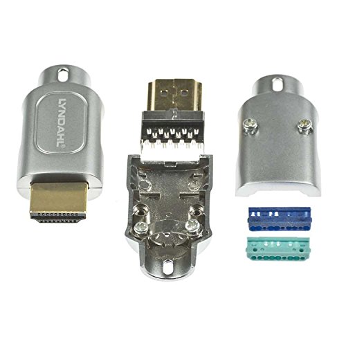 Lyndahl HDMI SL-P Steckverbinder/Stecker zum selbst Konfektionieren im Crimpverfahren ohne Löten, HDMI 1.4a, 3D, HEAC, 1080p, HDMI Kabel Crimpen von Lyndahl