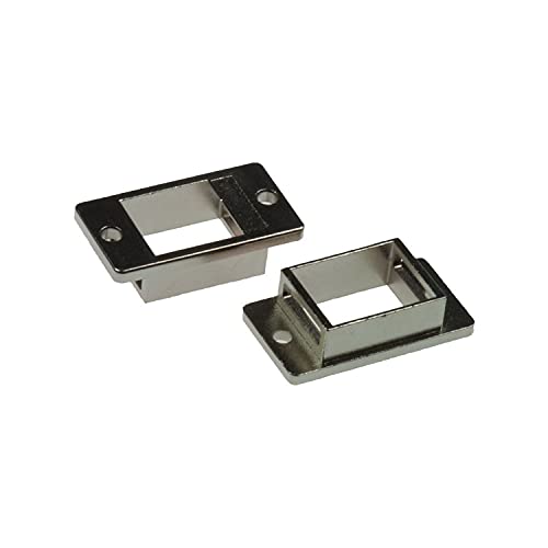 Lyndahl Keystone Metallrahmen zur Frontplattenmontage, Modulträger Halterung für 1 Keystone-Modul, Montagerahmen aus Metall für Geräteeinbau von Lyndahl