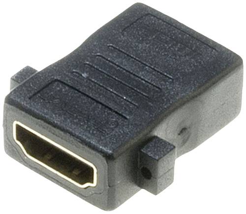 Lyndahl LKPA008 HDMI Adapter [1x HDMI-Buchse - 1x HDMI-Buchse] Schwarz vergoldete Steckkontakte von Lyndahl