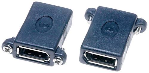 Lyndahl LKPA019 DisplayPort Adapter [1x DisplayPort Buchse - 1x DisplayPort Buchse] Schwarz von Lyndahl