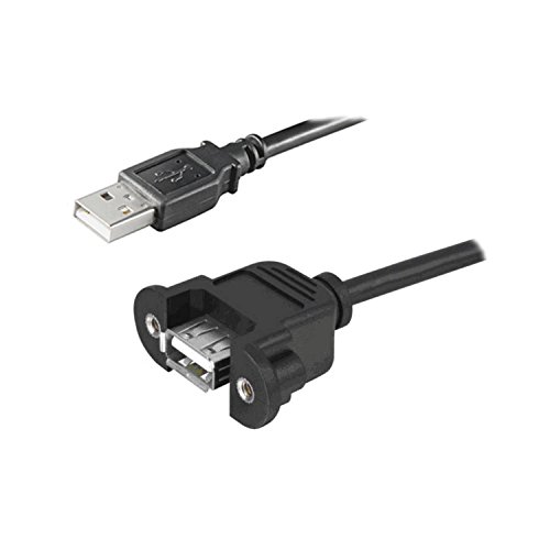 Lyndahl LKPK015-10 USB 2.0 Adapterkabel Frontplattenmontage Buchse-Stecker Länge: 1m, USB-Kabel zum Frontplatteneinbau von Lyndahl