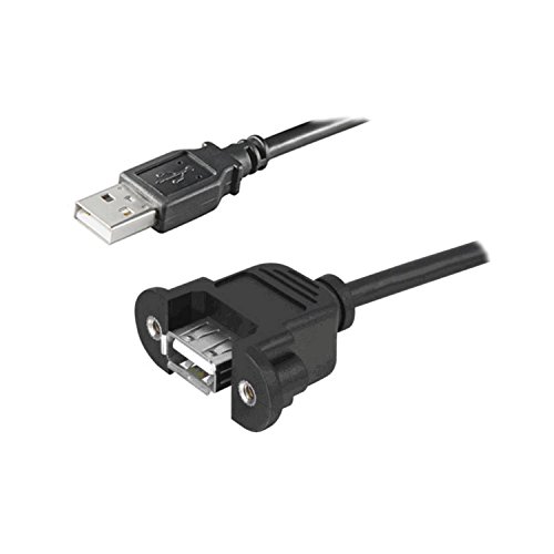 Lyndahl LKPK015-30 USB 2.0 Adapterkabel Frontplattenmontage Buchse-Stecker 3m, USB-Kabel von Lyndahl