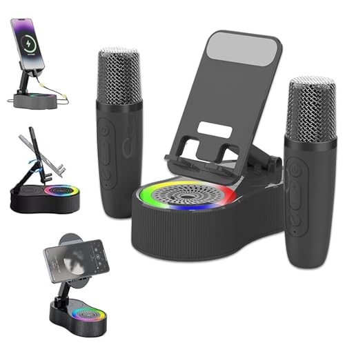 SonicDrop Dock – No-Pair Magic Speaker & Charging Stand, SonicDrop Dock Holder,Foldable Cell Phone Holder Desk with Induction Speaker,Wireless Mobile Phones Charger Station Sound-Black SonicDrop Dock – No-Pair Magic Speaker & Charging Stand, SonicDrop Dock Holder,Foldable Cell Phone Holder Desk with Induction Speaker,Wireless Mobile Phones Charger Station Sound-Black von Lyoveu