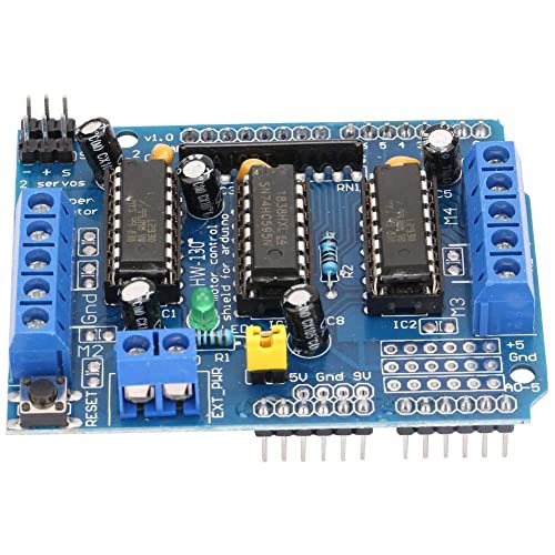 Lysignal L293D Motor Control Shield Motor Drive Expansion Board for Arduinos MEGA/UNO Diecimila & Duemilanove Robot Car Motor Control Shield von Lysignal