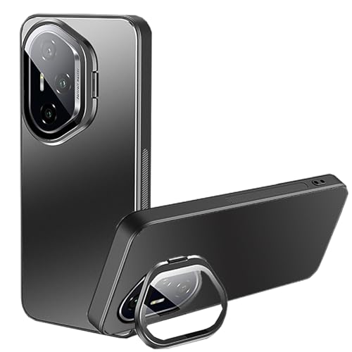 Lzzox Schutzhülle für Honor 400 Pro, Metall, Kamera-Abdeckung, Ständer, magnetisch, matt, Anti-Fingerabdruck, stoßfest, harte Rückseite, Schwarz, Honor 400 Pro Lzzox Schutzhülle für Honor 400 Pro, Metall, Kamera-Abdeckung, Ständer, magnetisch, matt, Anti-Fingerabdruck, stoßfest, harte Rückseite, Schwarz, Honor 400 Pro von Lzzox