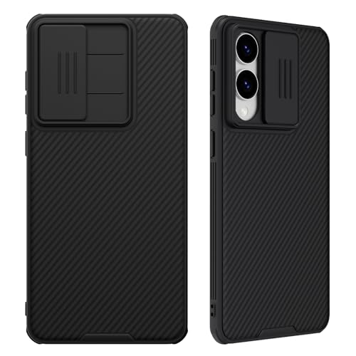 Lzzox Schutzhülle für Samsung Galaxy S25 Edge, Kameraschutz, stoßfest, harte Rückseite, Schwarz, S25 Edge von Lzzox