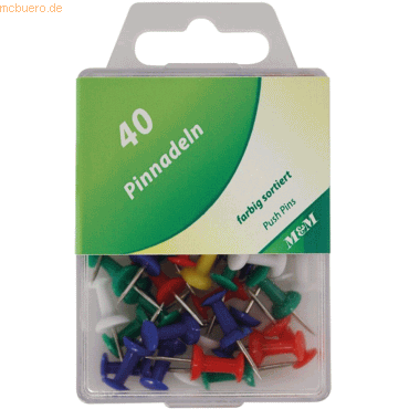 10 x M+M Pinnadeln farbig sortiert VE=40 Stück 10 x M+M Pinnadeln farbig sortiert VE=40 Stück von M+M