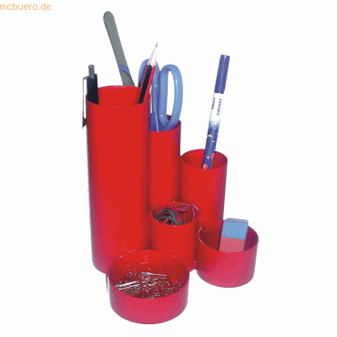 24 x M+M Stifteköcher 6 Röhren rot 24 x M+M Stifteköcher 6 Röhren rot von M+M