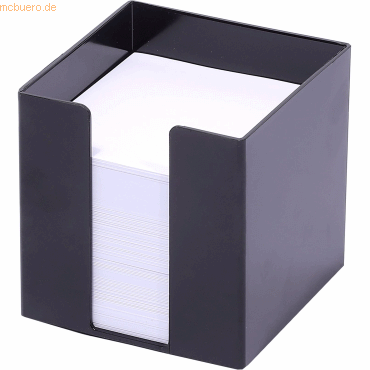 24 x M+M Zettelbox 9,5x9,5x9,5cm weißes Papier schwarz 24 x M+M Zettelbox 9,5x9,5x9,5cm weißes Papier schwarz von M+M