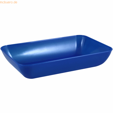 80 x M+M Materialschale groß (23x15cm) blau von M+M