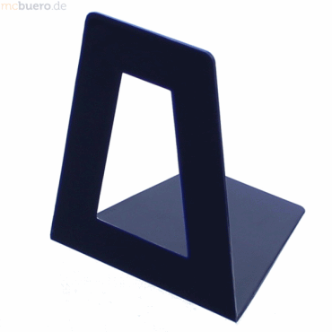 M+M Buchstütze 129x95x110mm Kunststoff lose blau von M+M