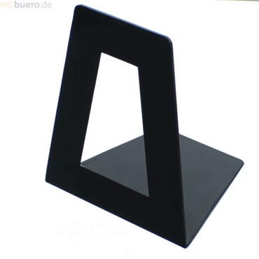 M+M Buchstütze 129x95x110mm Kunststoff lose schwarz von M+M