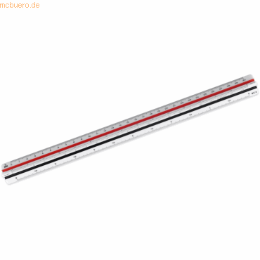 10 x M+R Dreikantmaßstab 30cm zweifarbige verkürzte Hohlkehle Berufssc 10 x M+R Dreikantmaßstab 30cm zweifarbige verkürzte Hohlkehle Berufssc von M+R