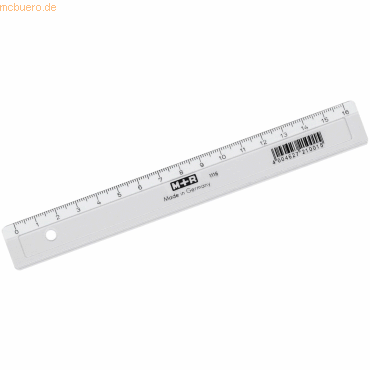 20 x M+R Lineal schmal 16cm glasklar 20 x M+R Lineal schmal 16cm glasklar von M+R