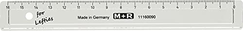 Lineal 16 cm für Linkshänder von M + R
