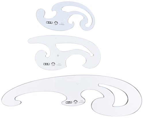 M + R 770830030 – Schablonen-Set für Kurven (3 Stück), grau M + R 770830030 – Schablonen-Set für Kurven (3 Stück), grau von M + R