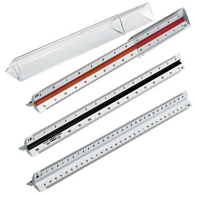 M + R Dreikantlineal 30 cm von M + R