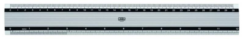 M + R Lineal 30 cm von M + R
