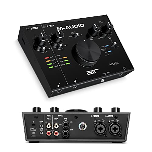 M-Audio AIR 192|8 - 2-in-4-out-USB Audio / MIDI-Schnittstelle mit MPC Beats und Ableton Live Recording Software mit Studio Effekten & Instrumenten von M-Audio