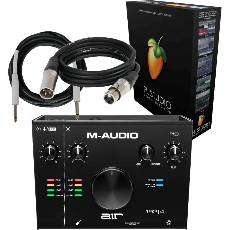 M-Audio Air 192|4 Studio Bundle + FL Studio Producer Edition von M-Audio